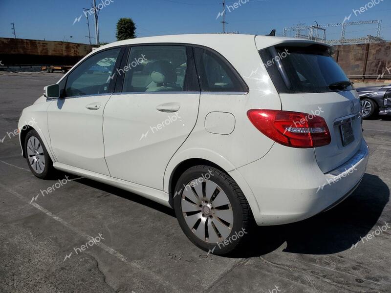 MERCEDES-BENZ B ELECTRIC 2014 white  electric WDDVP9AB7EJ002907 photo #3