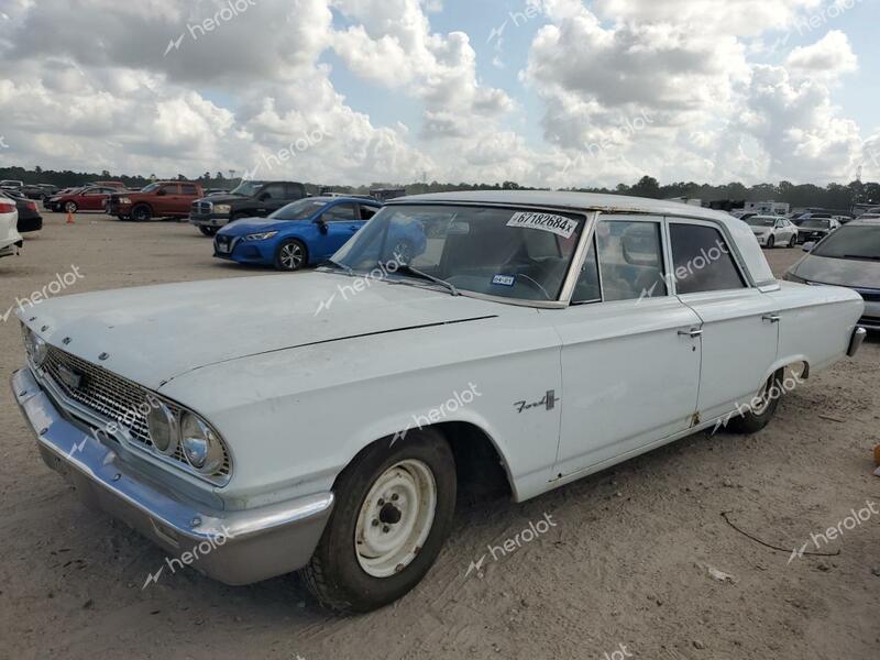 FORD GALAXIE 1963 white   3D54V133646 photo #1