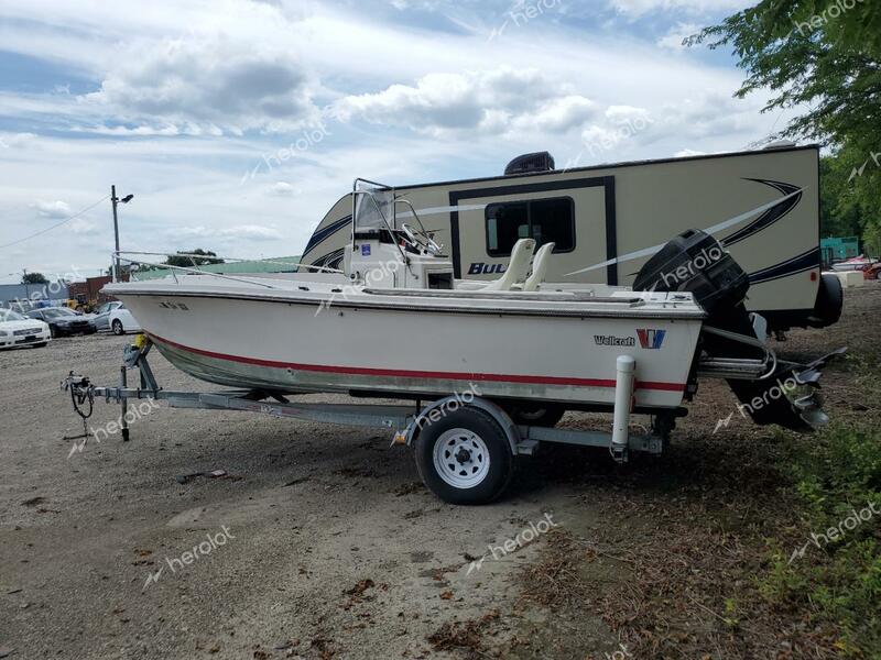 WELLS CARGO BOAT W/TRL 1989 white   WELD3487E989 photo #4