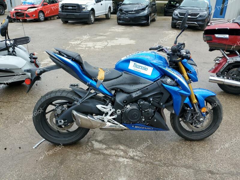 SUZUKI GSX-S1000 2016 blue  gas JS1GT79A7G2100275 photo #1