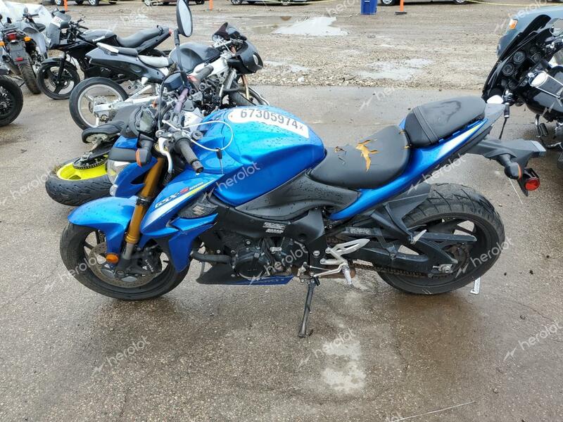 SUZUKI GSX-S1000 2016 blue  gas JS1GT79A7G2100275 photo #4