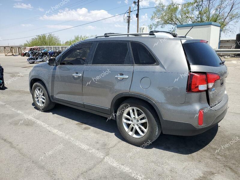 KIA SORENTO LX 2015 gray  gas 5XYKT4A67FG558330 photo #3