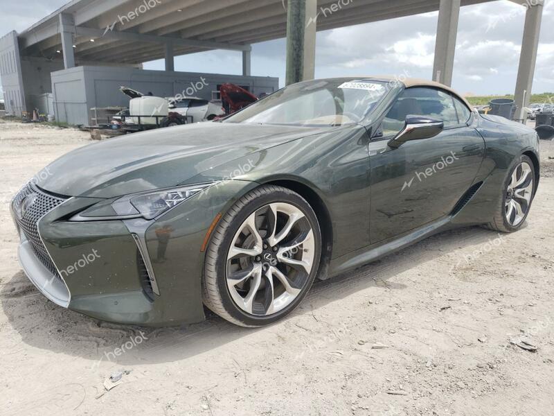 LEXUS LC 500 2021 green  gas JTHKPAAYXMA101480 photo #1