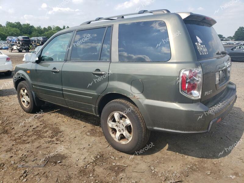 HONDA PILOT EX 2006 green  gas 2HKYF18416H523537 photo #3