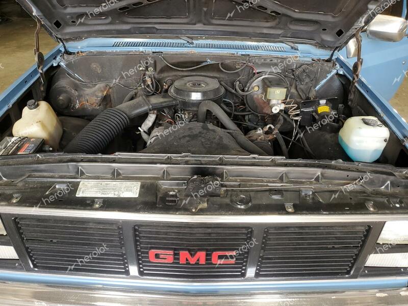 GMC R15 CONVEN 1987 blue  gas 1GTDR14Z4HF707472 photo #4