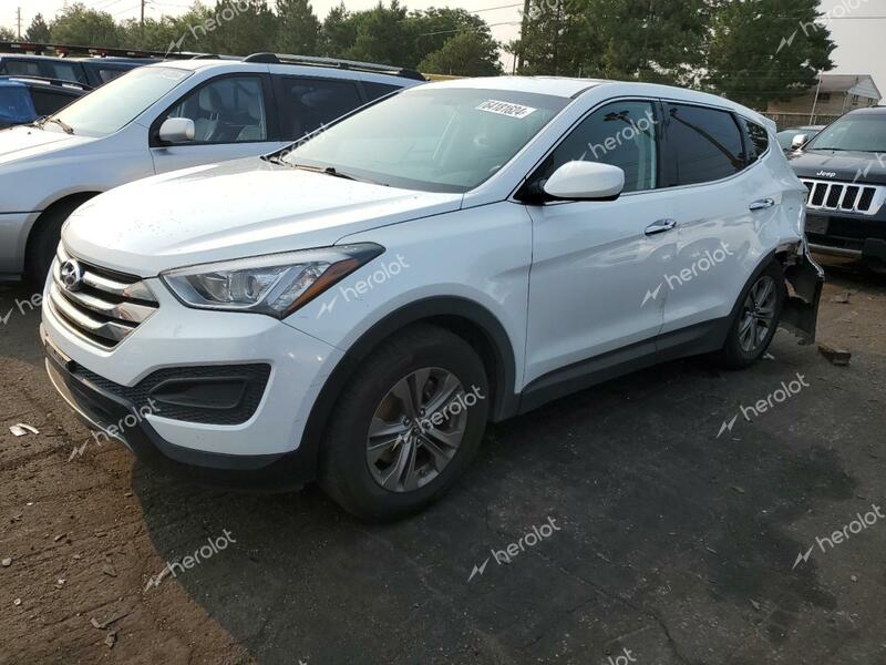 HYUNDAI SANTA FE S 2016 white  gas 5XYZTDLB5GG321569 photo #1