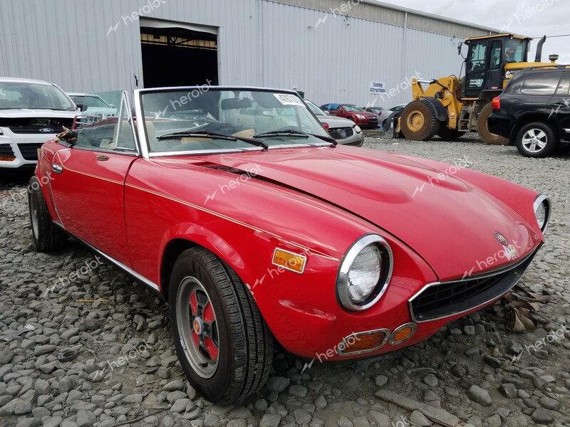 FIAT SPIDER 1980 red   124CS000173621 photo #1