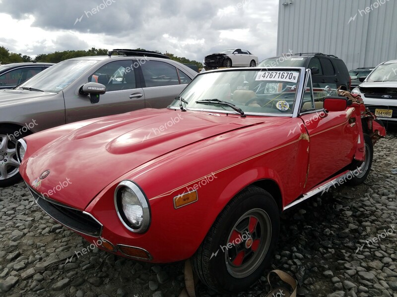 FIAT SPIDER 1980 red   124CS000173621 photo #3