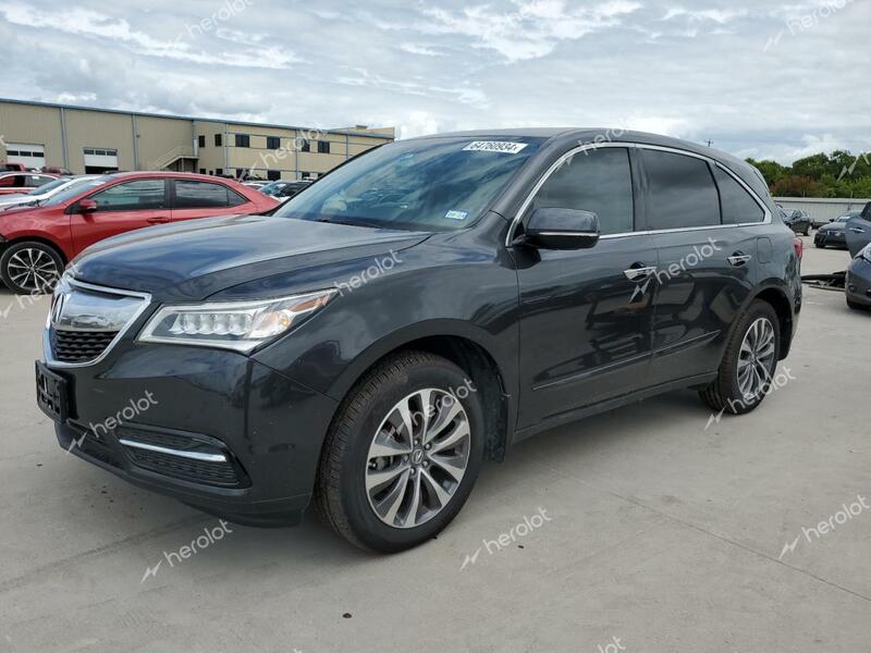 ACURA MDX TECHNO 2015 gray  gas 5FRYD3H45FB003548 photo #1