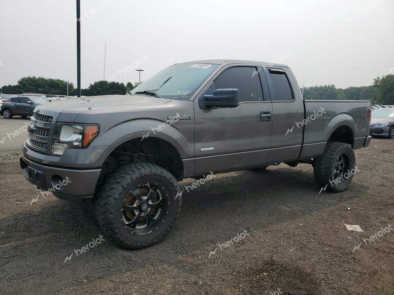 FORD F150 SUPER 2013 gray 4dr ext gas 1FTFX1ET7DFD78026 photo #1