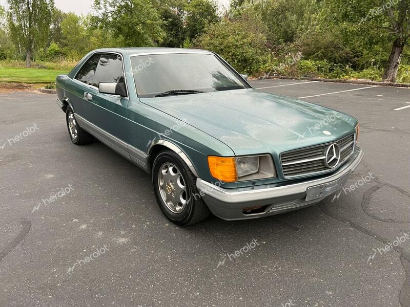 MERCEDES-BENZ 500SEC 1984 green   WDB1260441A023949 photo #1