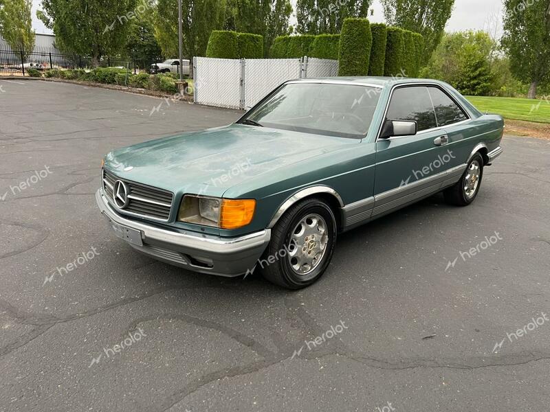 MERCEDES-BENZ 500SEC 1984 green   WDB1260441A023949 photo #3