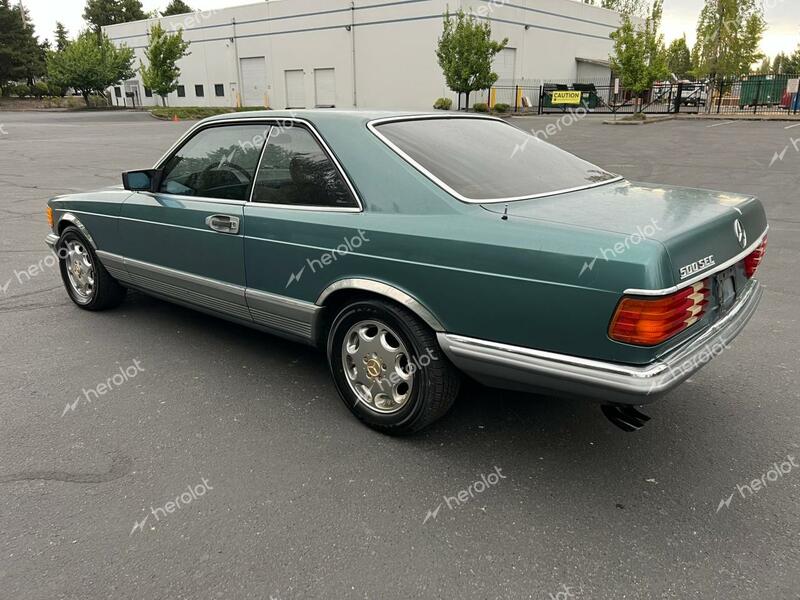 MERCEDES-BENZ 500SEC 1984 green   WDB1260441A023949 photo #4