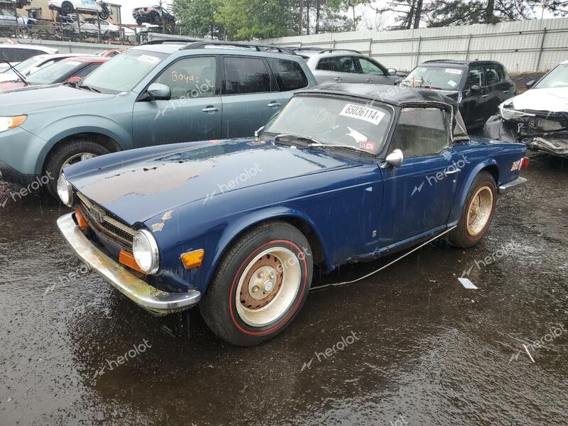 TRIUMPH CAR TR6 1973 blue   CF1431U photo #1