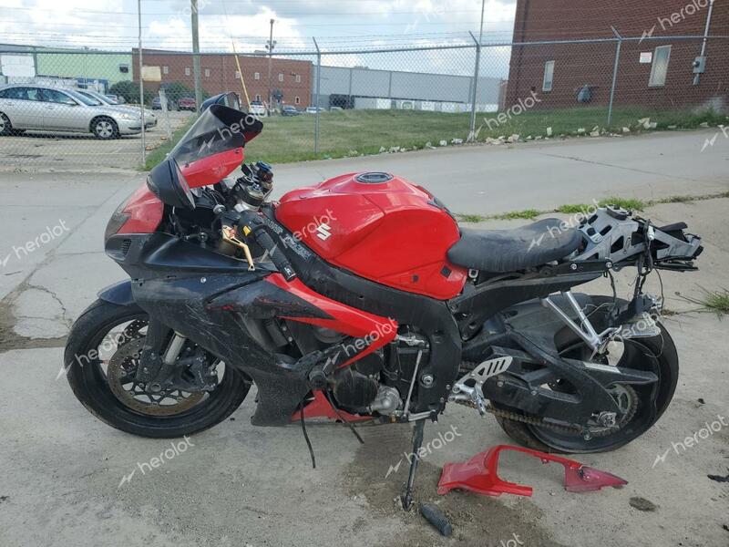 SUZUKI GSX-R600 K 2006 red racer gas JS1GN7DAX62100593 photo #4