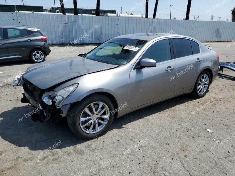 INFINITI EX37 2008 gray  gas JNKBV61E38M209937 photo #1