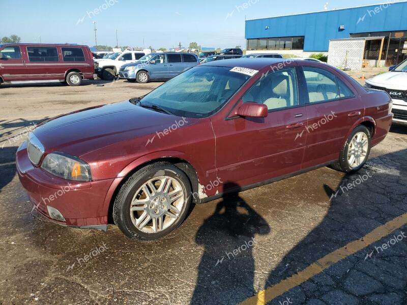 LINCOLN LS 2003 burgundy  gas 1LNHM87A33Y671068 photo #1