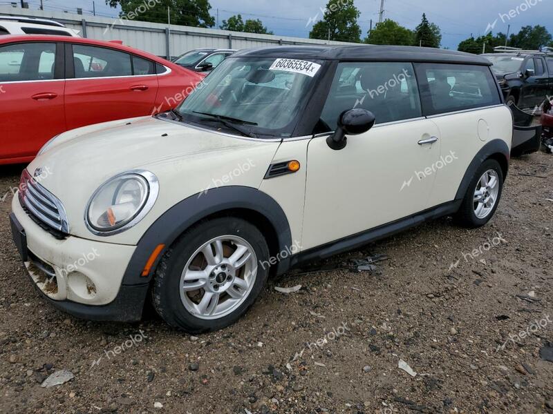 MINI COOPER CLU 2012 cream  gas WMWZF3C57CT189311 photo #1