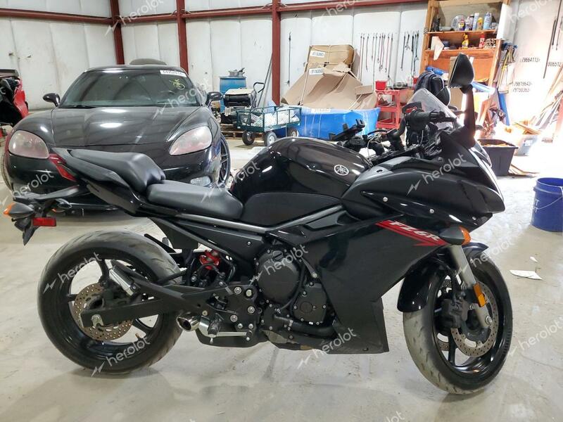 YAMAHA FZ6 R 2009 black racer gas JYARJ18E49A003884 photo #1