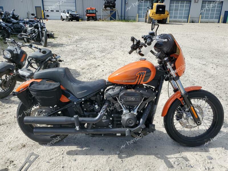 HARLEY-DAVIDSON FXBBS 2021 orange  gas 1HD1YYK17MB057385 photo #1