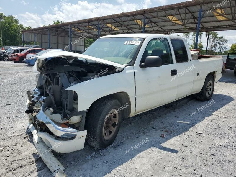 GMC SIERRA 2005 white  gas 2GTEC19T451243290 photo #1