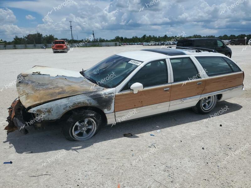 BUICK ROADMASTER 1991 white  gas 1G4BR83E9MW404059 photo #1