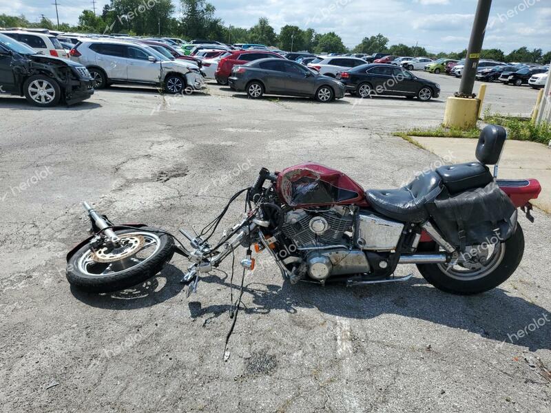 HONDA VT1100 C 1993 burgundy road/str gas 1HFSC1812PA703984 photo #4