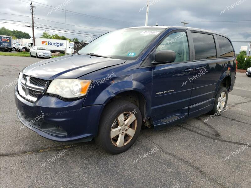 DODGE GRAND CARA 2013 blue  flexible fuel 2C4RDGBG4DR599642 photo #1