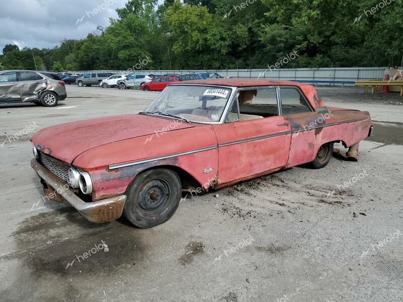 FORD GALAXIE 1962 red   2G51M125922 photo #1