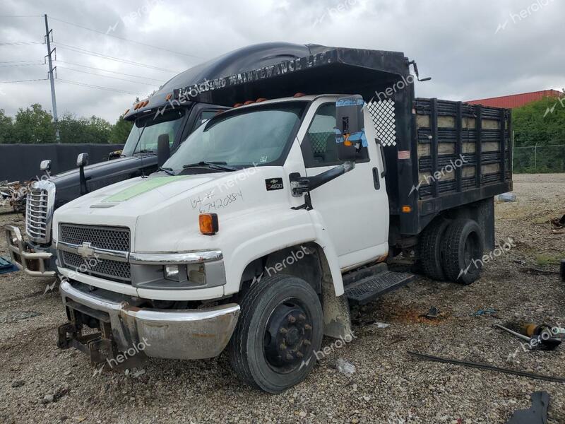 CHEVROLET C4500 C4C0 2003 white chassis gas 1GBE4E1E33F508521 photo #3