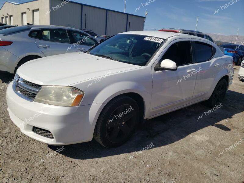 DODGE AVENGER MA 2011 white  gas 1B3BD1FB0BN593426 photo #1