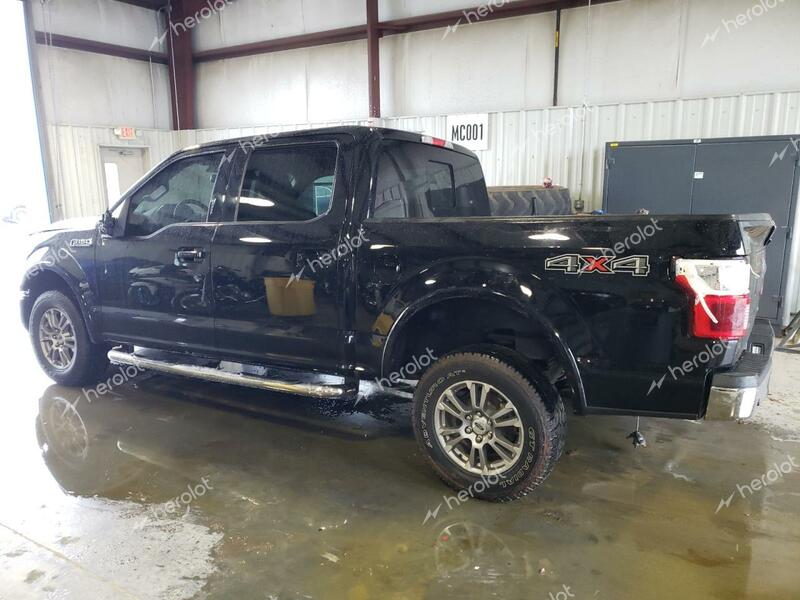 FORD F150 LARIA 2018 black  gas 1FTEW1EG9JFC82427 photo #3