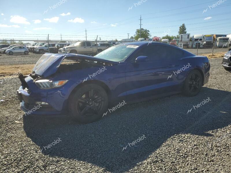 FORD MUSTANG 2015 blue  gas 1FA6P8AM4F5343417 photo #1