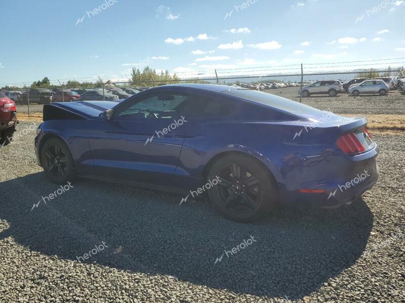 FORD MUSTANG 2015 blue  gas 1FA6P8AM4F5343417 photo #3