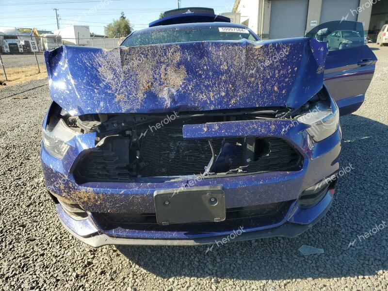 FORD MUSTANG 2015 blue  gas 1FA6P8AM4F5343417 photo #4