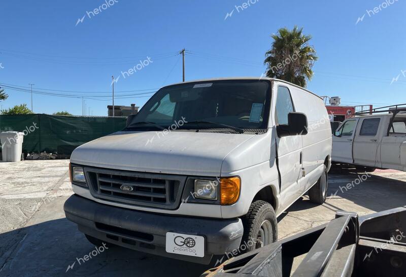 FORD ECONOLINE 2005 white cargo va gas 1FTNE24W85HB46737 photo #3