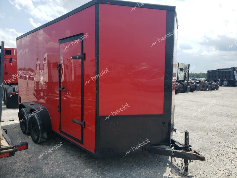 CARGO ENCLOSED 2022 red   7FWBE142XN1021335 photo #1