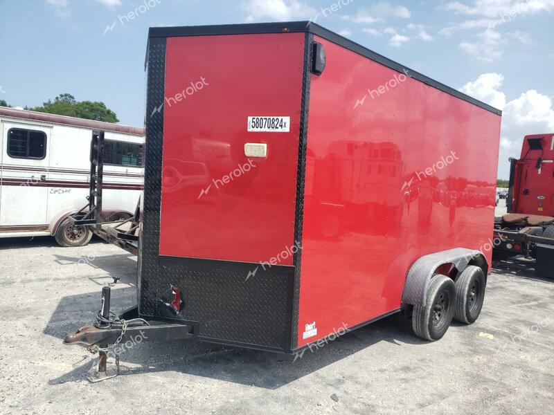 CARGO ENCLOSED 2022 red   7FWBE142XN1021335 photo #3