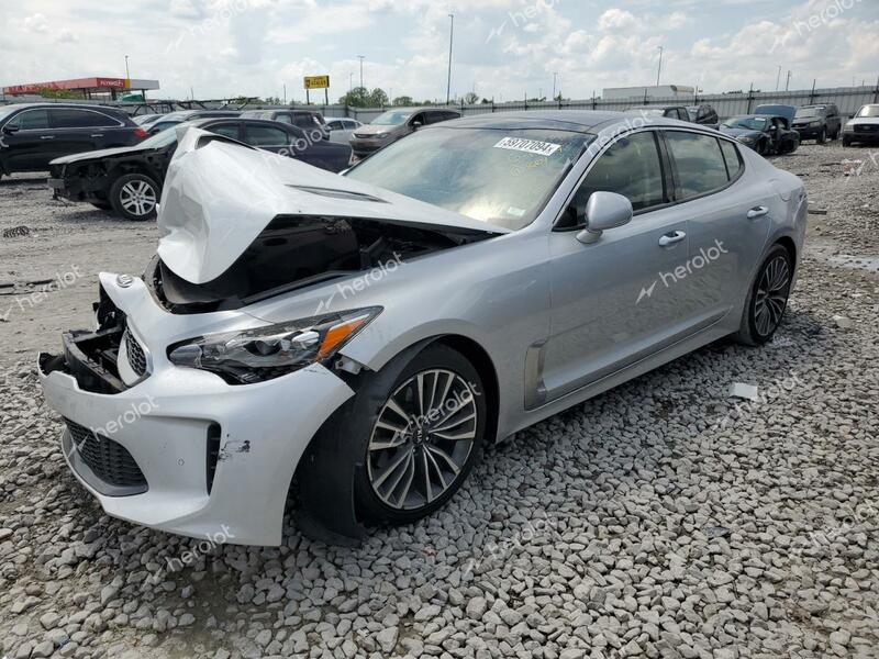 KIA STINGER PR 2018 silver  gas KNAE25LA3J6014746 photo #1