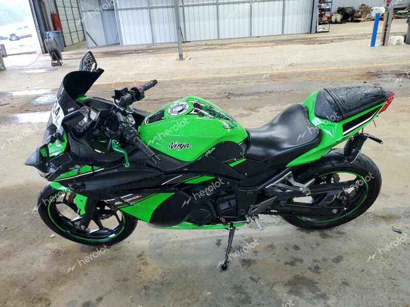 KAWASAKI EX300 A 2013 green racer gas JKAEX8A17DDA08891 photo #4