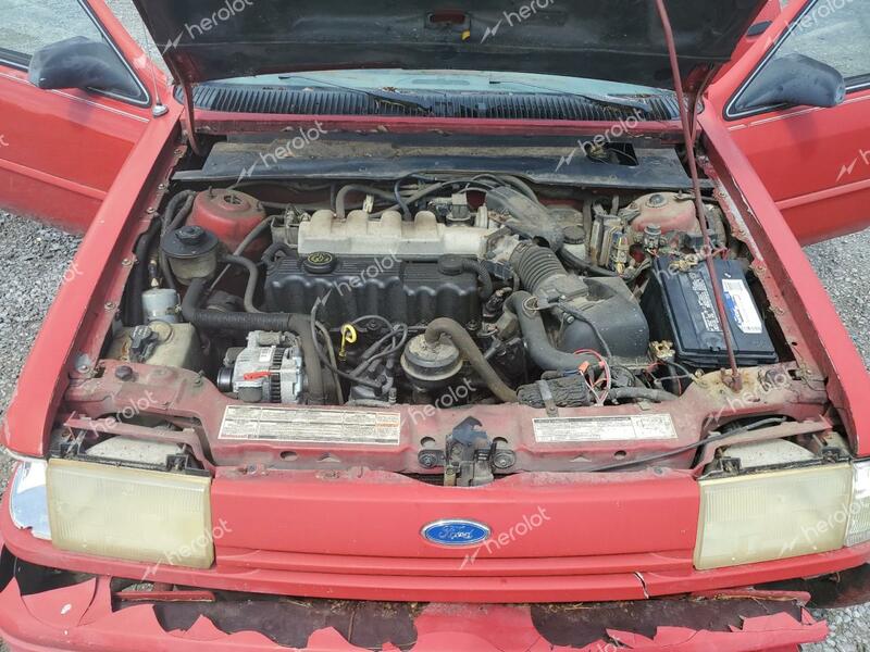 FORD TEMPO GL 1993 red sedan 4d gas 2FAPP36XXPB137669 photo #4