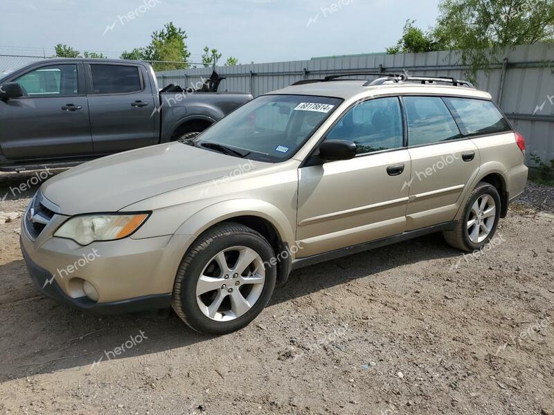 SUBARU OUTBACK 2. 2008 tan  gas 4S4BP61C887344223 photo #1