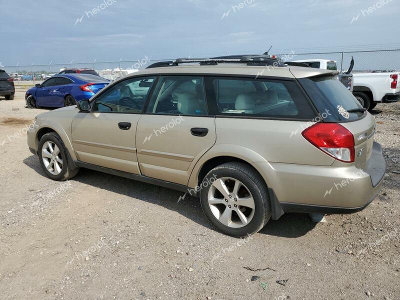 SUBARU OUTBACK 2. 2008 tan  gas 4S4BP61C887344223 photo #3