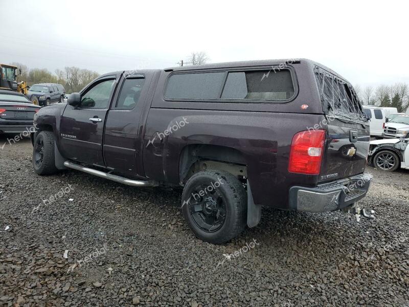 CHEVROLET SILVERADO 2008 burgundy 4dr ext gas 2GCEC19J281199969 photo #3