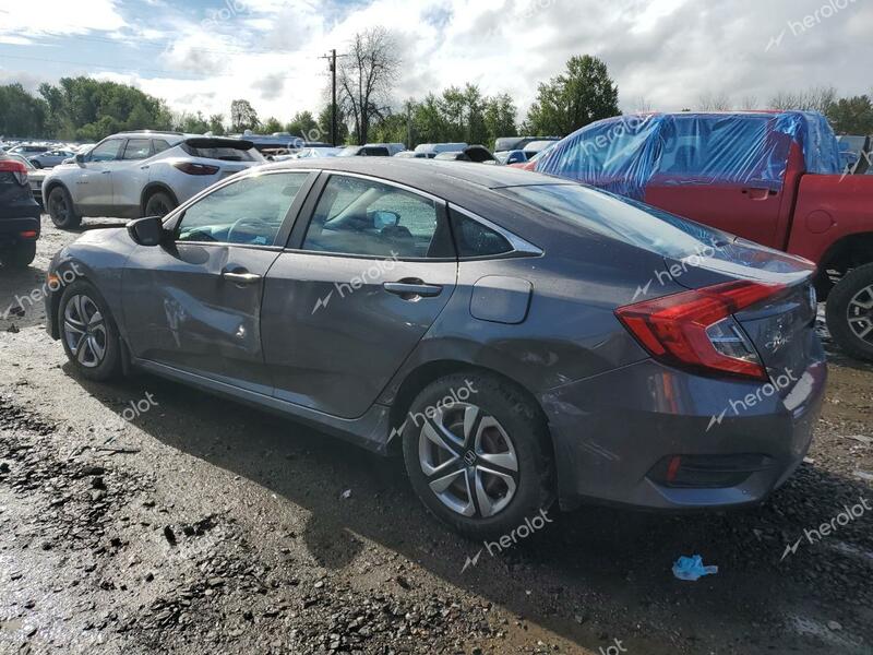 HONDA CIVIC LX 2016 gray  gas 2HGFC2F53GH502878 photo #3