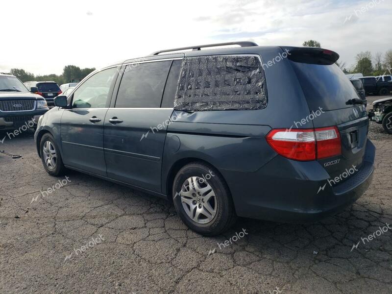 HONDA ODYSSEY EX 2006 gray  gas 5FNRL38426B406704 photo #3