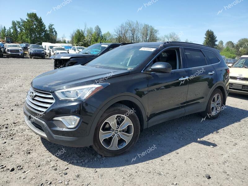 HYUNDAI SANTA FE G 2014 black 4dr spor gas KM8SM4HFXEU078844 photo #1