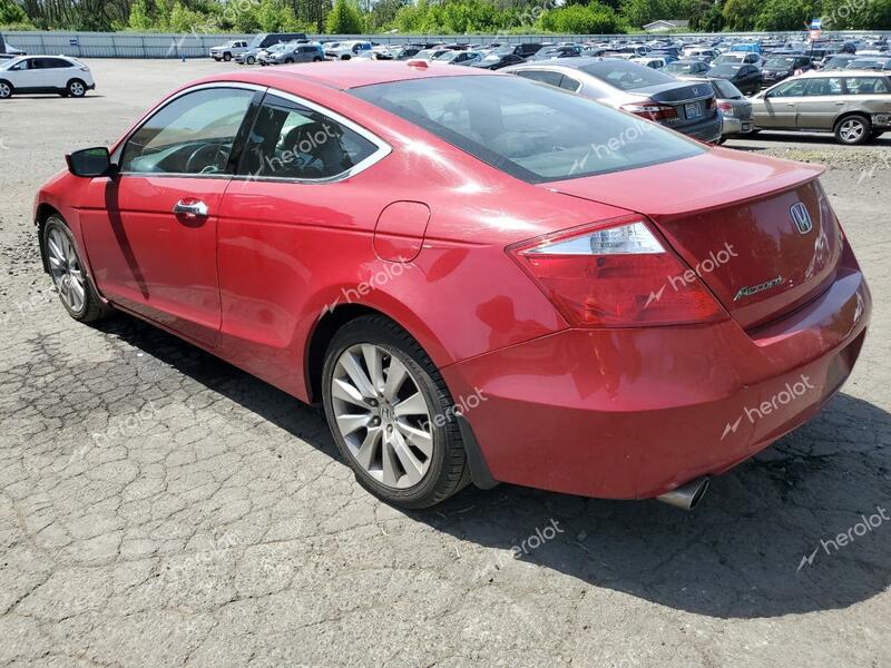 HONDA ACCORD EXL 2010 red  gas 1HGCS2B86AA009451 photo #3