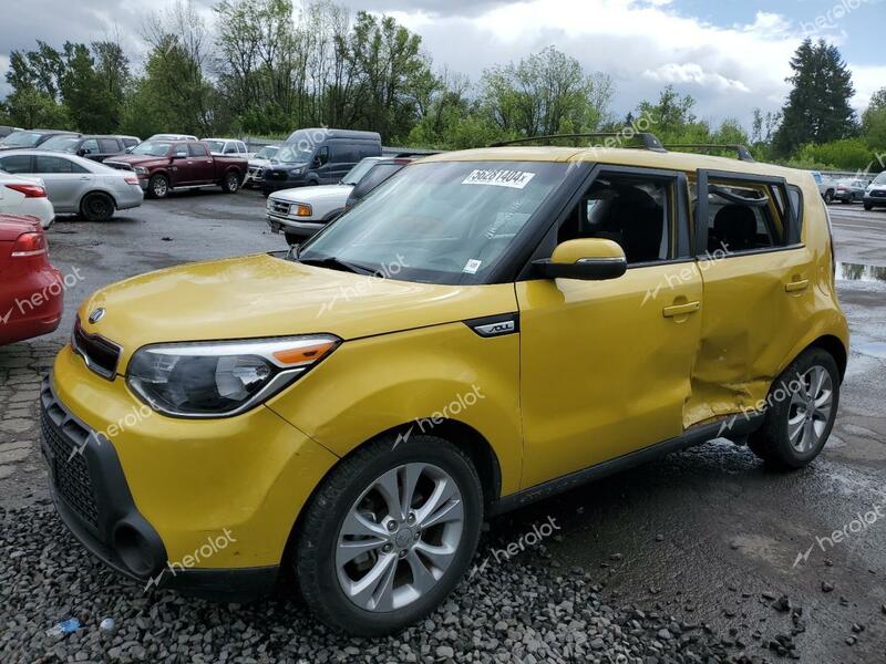 KIA SOUL + 2014 yellow  gas KNDJP3A52E7063210 photo #1