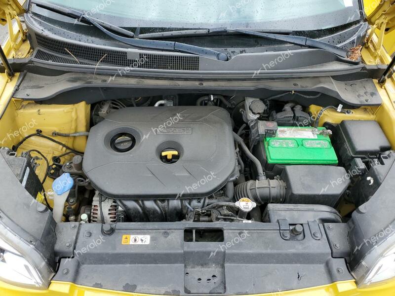 KIA SOUL + 2014 yellow  gas KNDJP3A52E7063210 photo #4